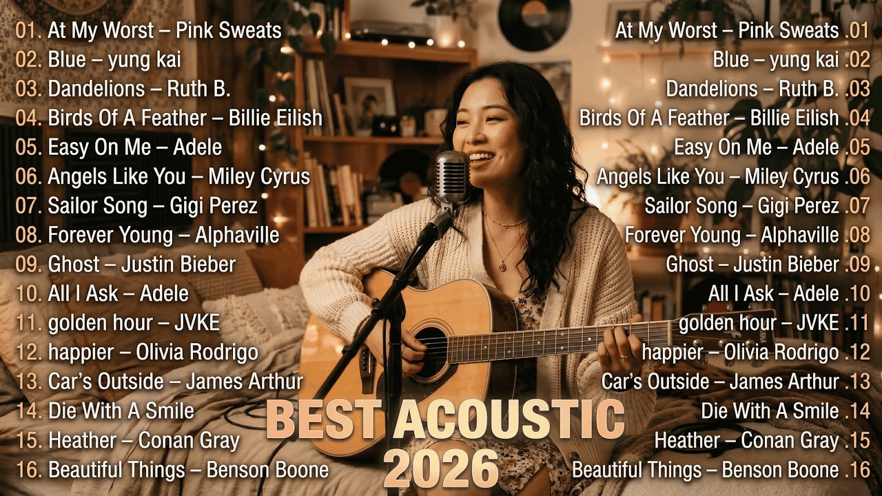 Best Acoustic Love Song 2026 🎵| Trending TikTok Song 2026 ~ Billie Eilish, Pink Sweat$, Adele