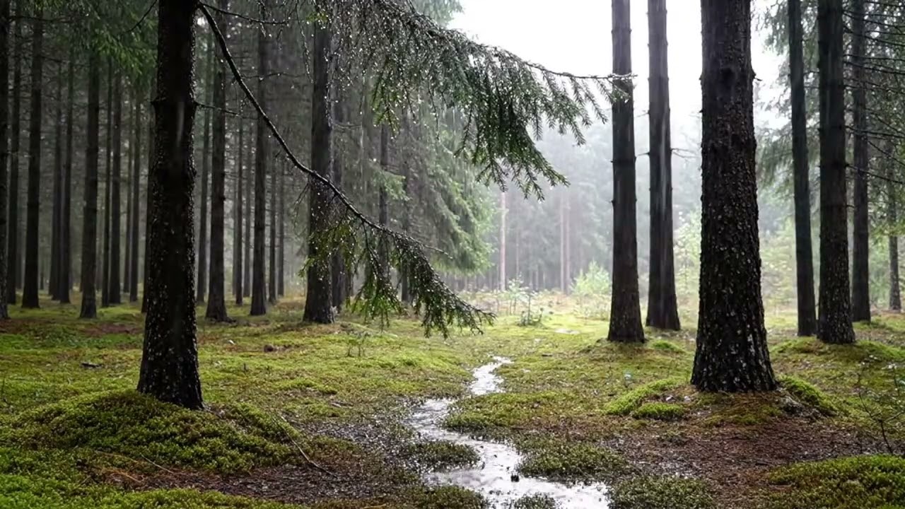 🔕 No Talking | Deep Rain ASMR for Sleep | Jungle Night Ambience 4/3