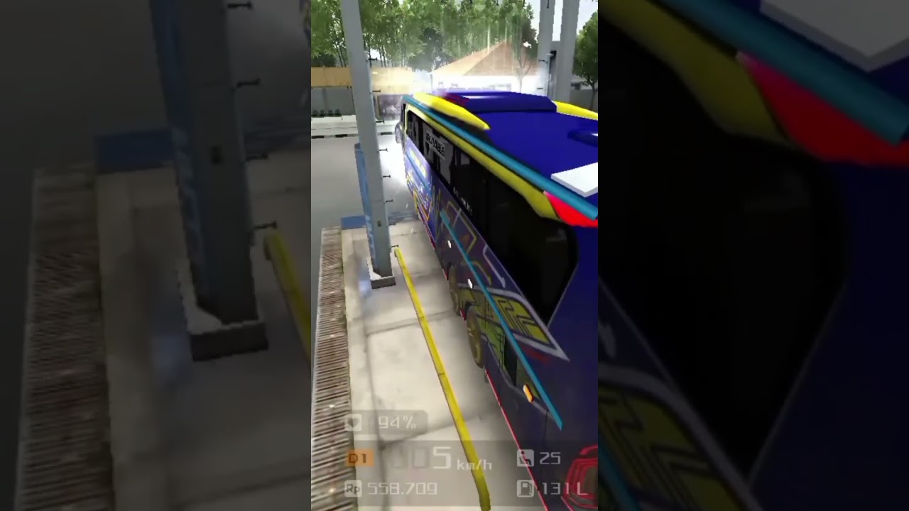 Abis di cuci Hujan- bus draka 