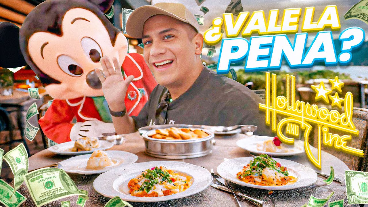 Comida con Personajes en Disney ✨ Hollywood and Vine: Menú, Personajes y Fantasmic VIP 🎥