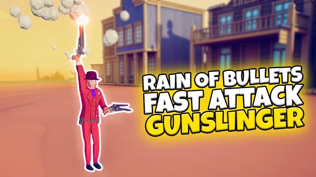 RAIN OF BULLETS. FAST ATTACK GUNSLINGER VS EVERY FACTION TABS WILD WEST UPDATE