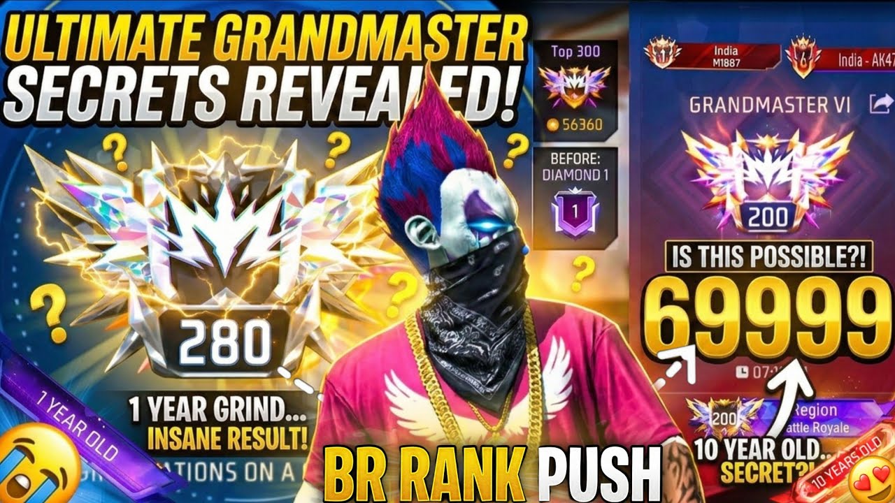 10,000 Score Push in 4 Days 🥶 | Region Top 200 🔥😱 | Br Rank Push Tips & Trick 🥳 | Free Fire Max