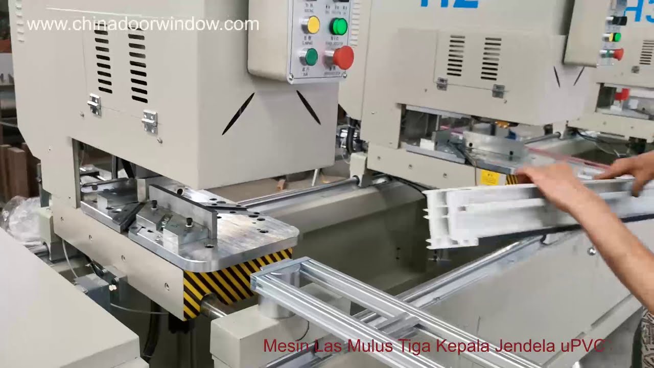 Mesin Las Mulus Tiga Kepala Jendela uPVC
