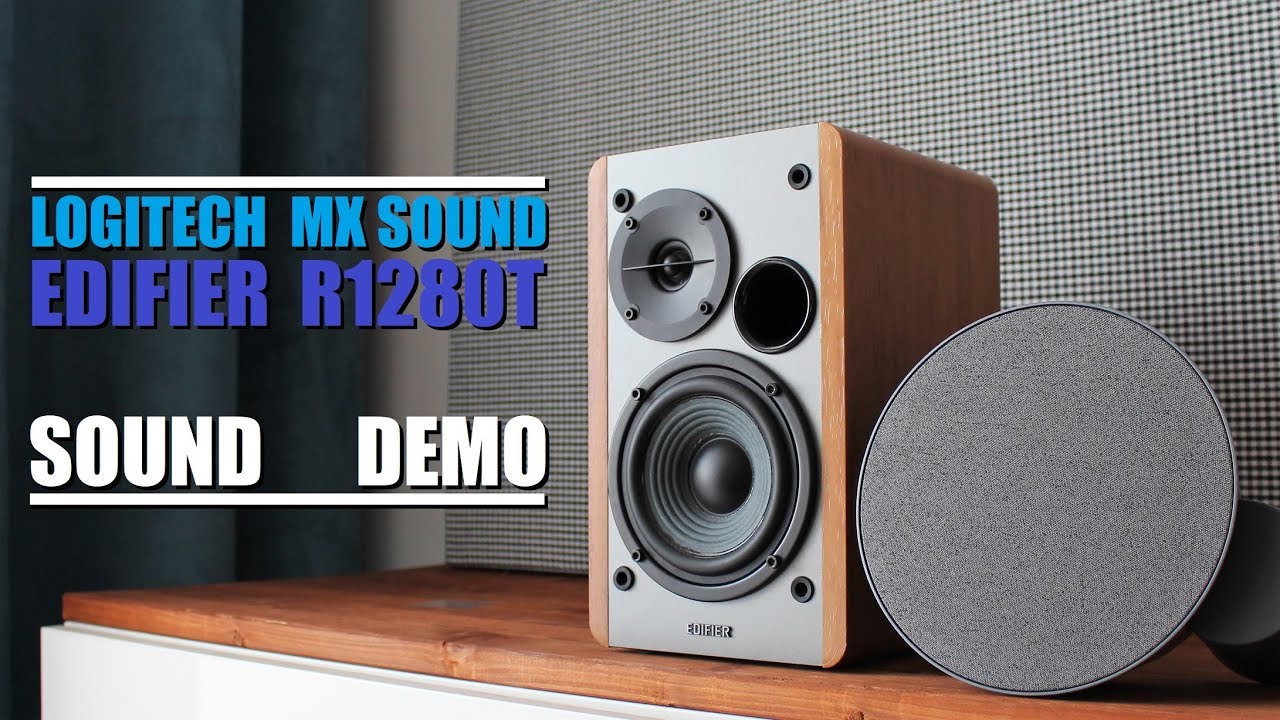 Logitech MX Sound vs Edifier R1280T  ||  Sound Demo w/ Bass Test