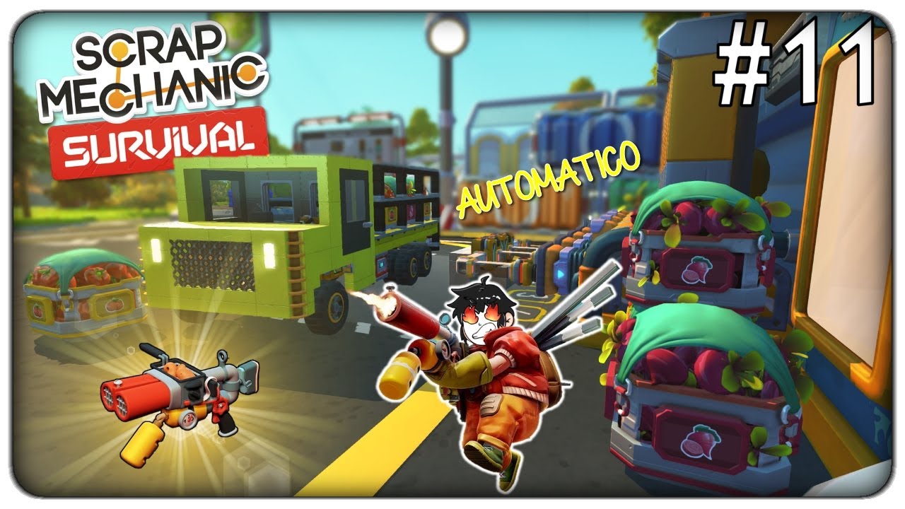 IL NUOVO FUClLE, IL MEGA CAMION DA TRASPORTO E L'IMBALLAGGIO AUTOMATICO | Scrap Mechanic Survival