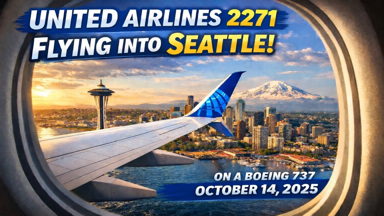 UNITED AIRLINES FLIGHT 2271 - LANDING IN SEATTLE