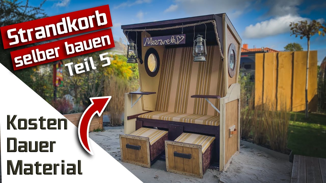 Strandkorb selber bauen - Teil 5 - Monika Siesing