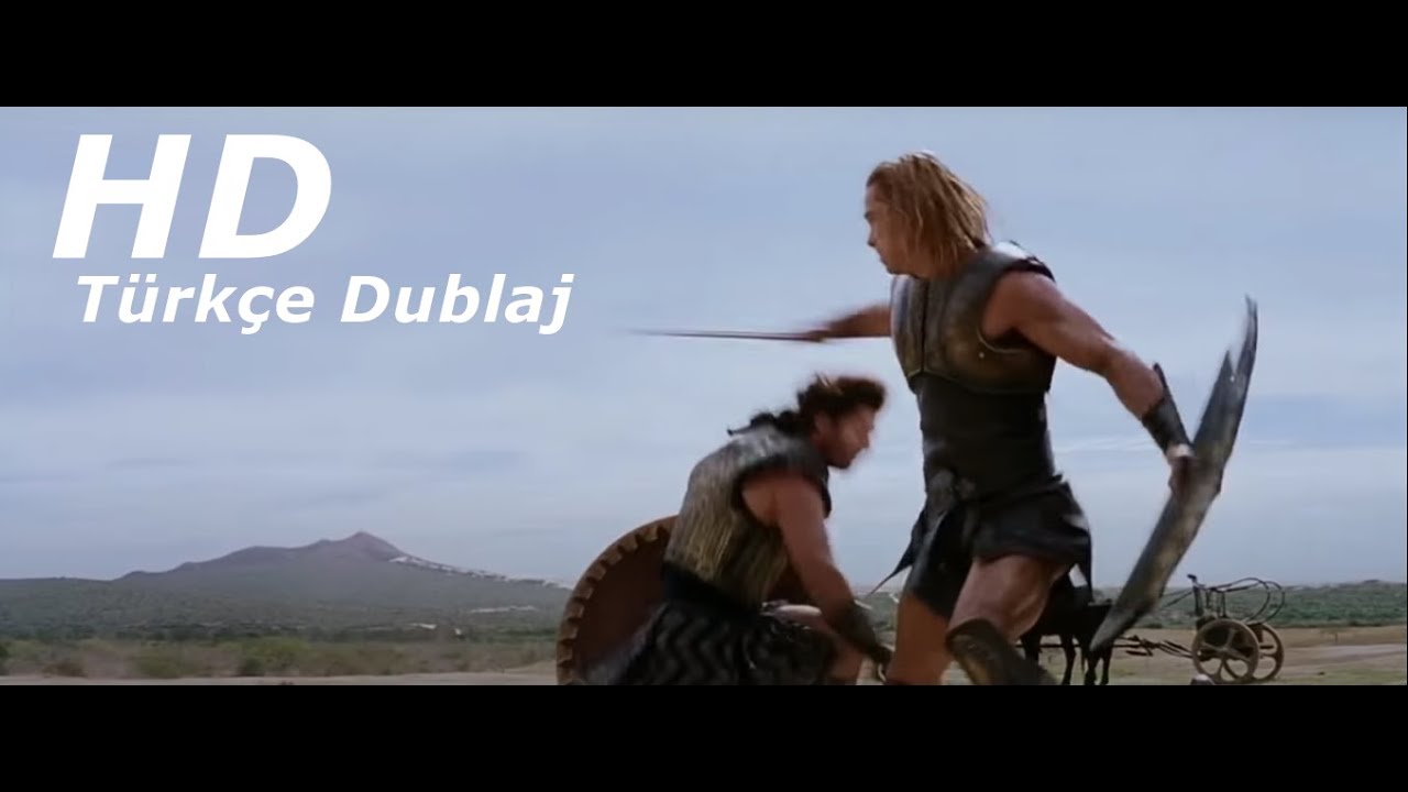 Achilles ve Hector d&ouml;v&uuml;ş&uuml; | Truva Brad Pitt d&ouml;v&uuml;ş sahnesi.