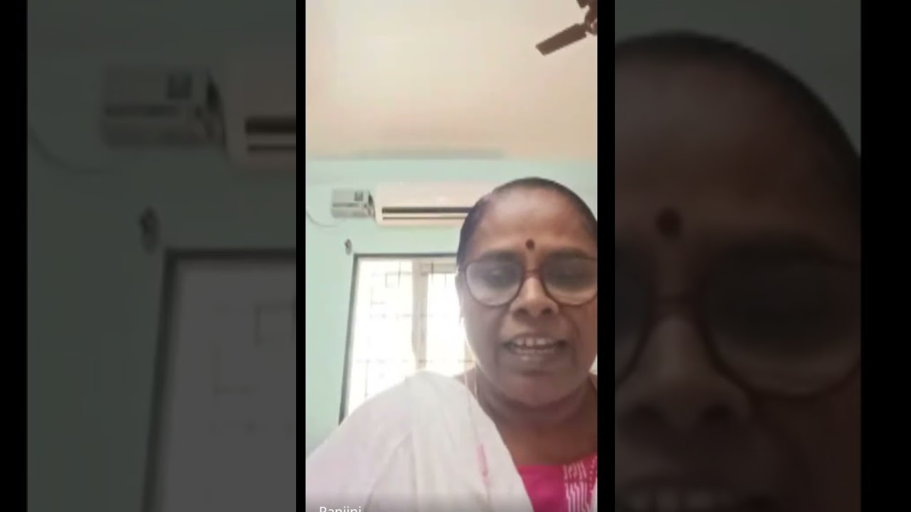 அனுபவ உரை, திருமதி ரஞ்சனி, கரூர் 