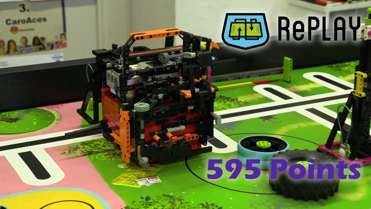 595 Points Robotgame | RePLAY| FLL | CaroAces