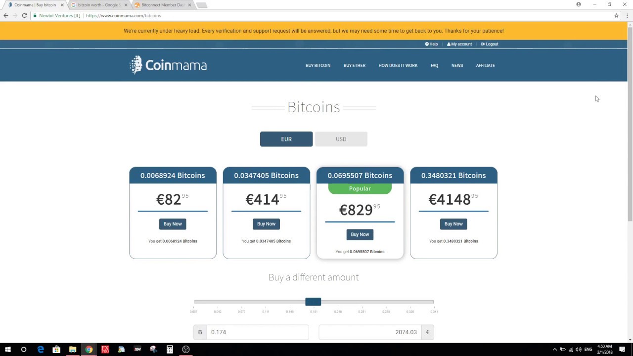 HOW TO BUY AND SEND BITCOINS TO BITCONNECT