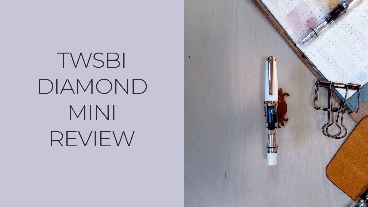 Обзор TWSBI Diamond Mini | Розовое золото и алюминий | Шикарная и надёжная карманная перьевая ручка