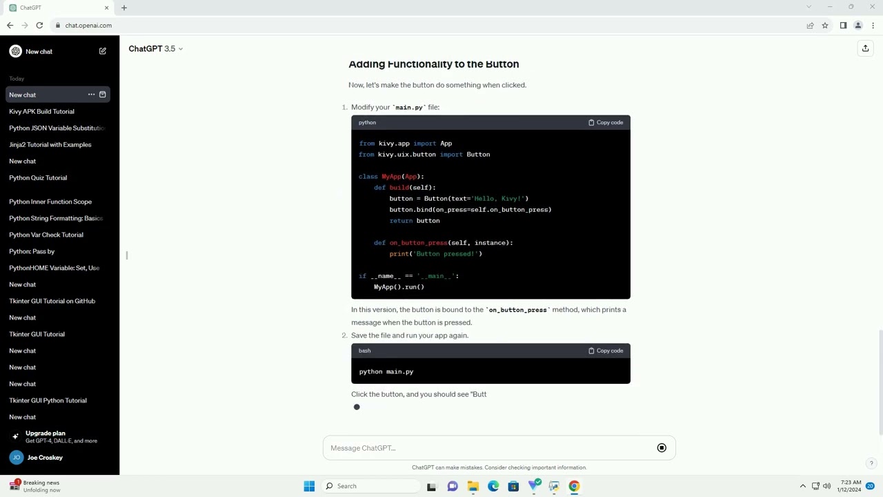 python kivy tutorials