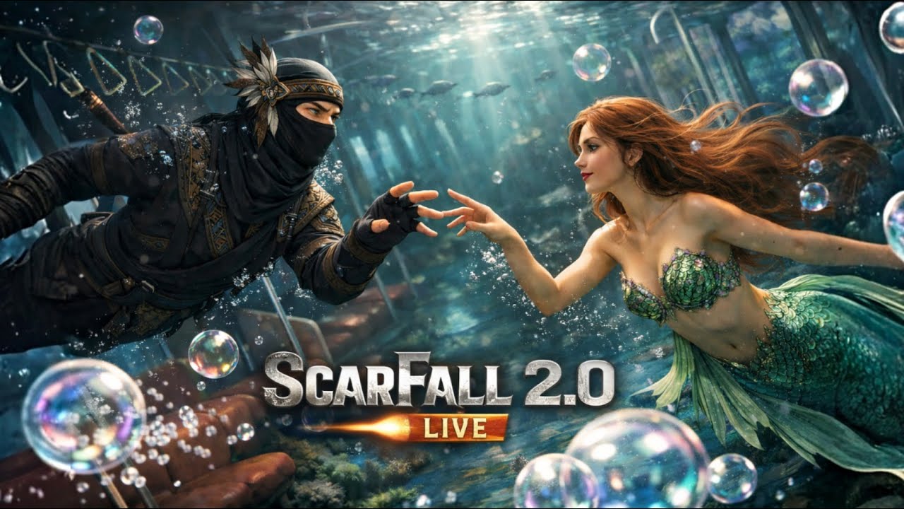 SCARFALL 2.0 LIVE 💀 Ninja’s Mysterious Ocean Adventure!