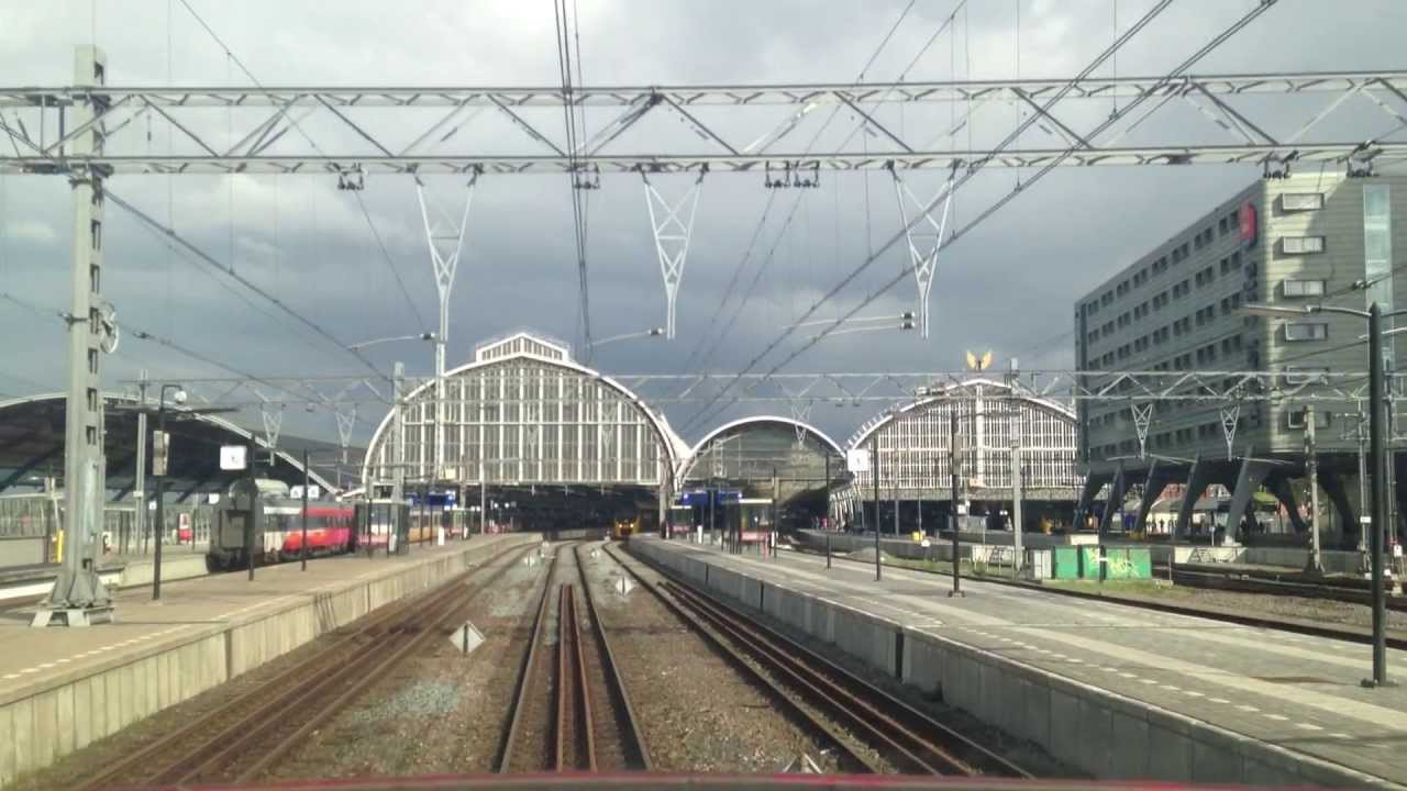 Driver's Eye View TGV Thalys Brussel Zuid - Amsterdam Centraal 2013