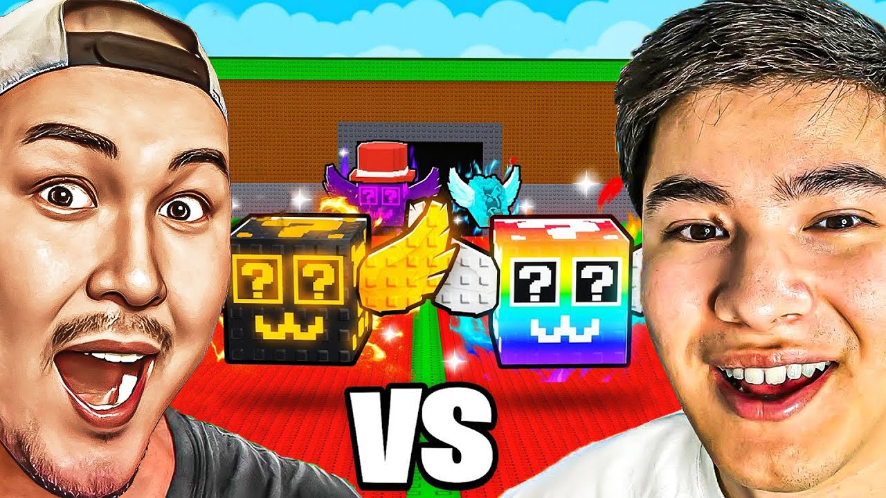 😱Ең Редкий ЛАКИ БЛОКТАР Жарысы! Даник VS Нони! Укради Брейнрот Роблокс