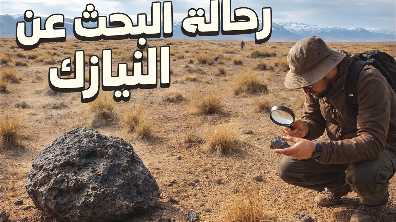 رحلة استكشاف النيازك في الطبيعة 