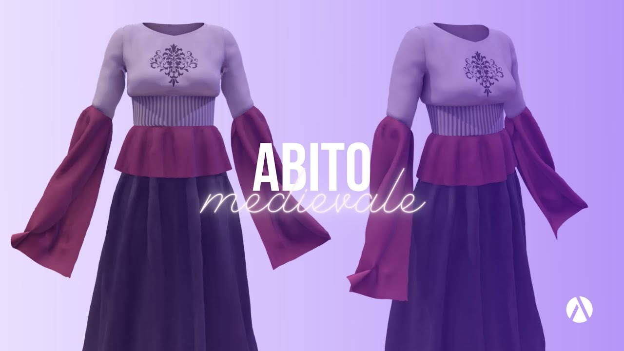 Abito Medievale - Audaces 4D Design