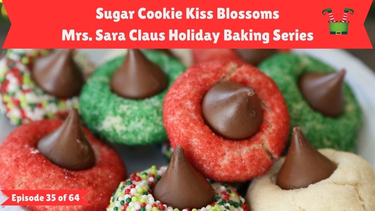 Sugar Cookie Kiss Blossoms | Sweet Tooth Sara