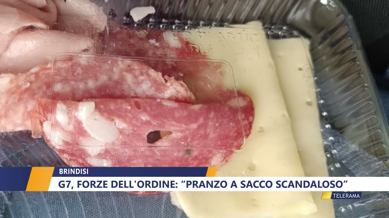 G7, forze dell'ordine: “pranzo a sacco scandaloso”