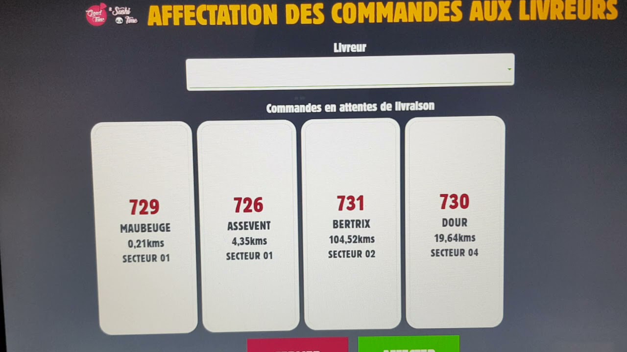 PART 3B - MODULE DE LIVRAISON : DISPATCHER PAR SECTEURS