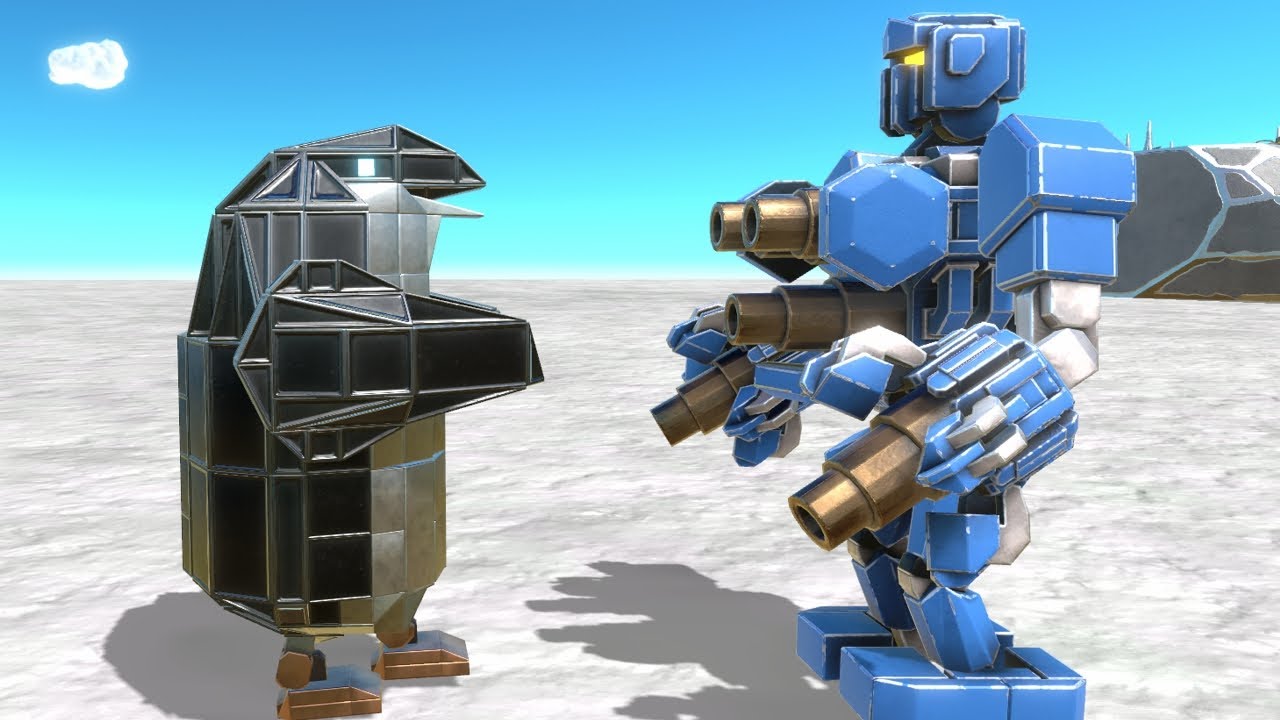 Penguin Robot vs ALL UNITS AOW Age Of Warbots