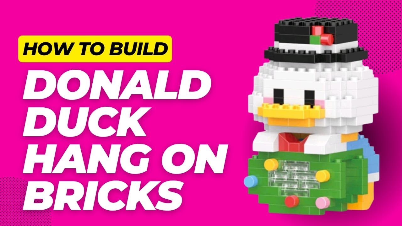 How to build DONALD DUCK HANG ON! BRICKS TUTORIAL (bahasa)