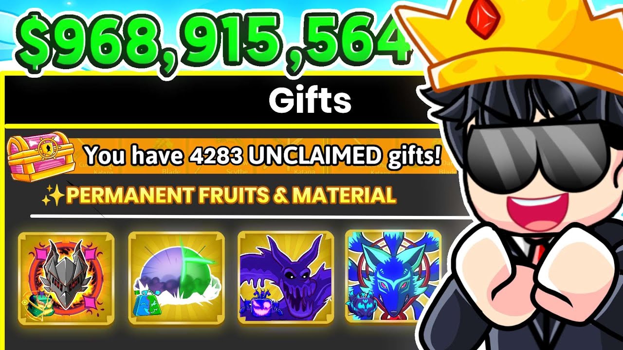 I Got EVERY GIFT in Blox Fruits Roblox