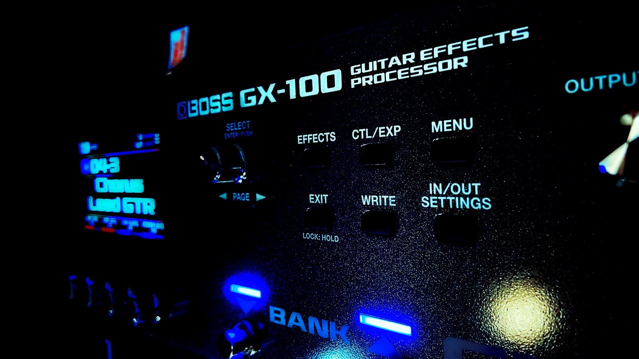 BOSS GX-100 Demo (No talking)