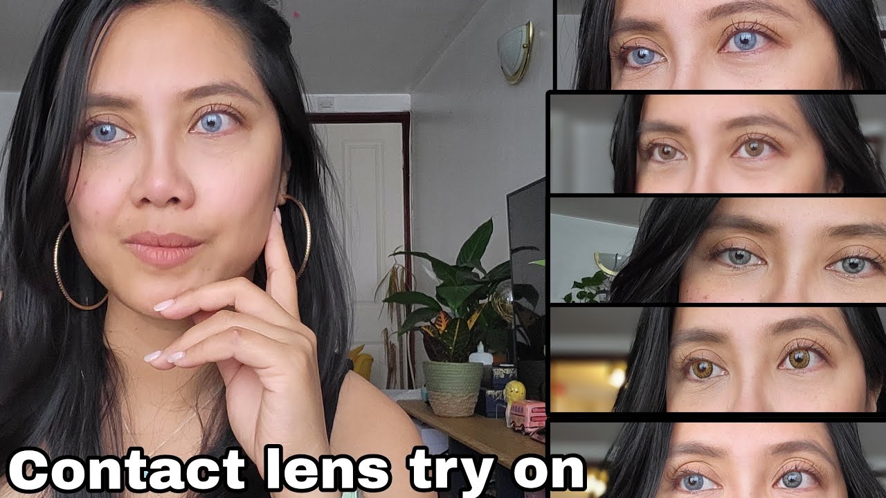 Coleyes Coloured contact lens for dark eyes| try on| discount code