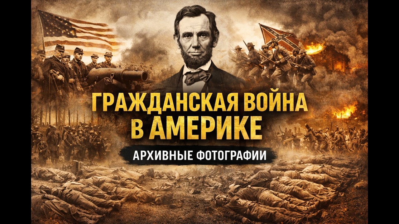 Гражданская война в США 600 000 погибших и расколотая нация  Архивные фотографии