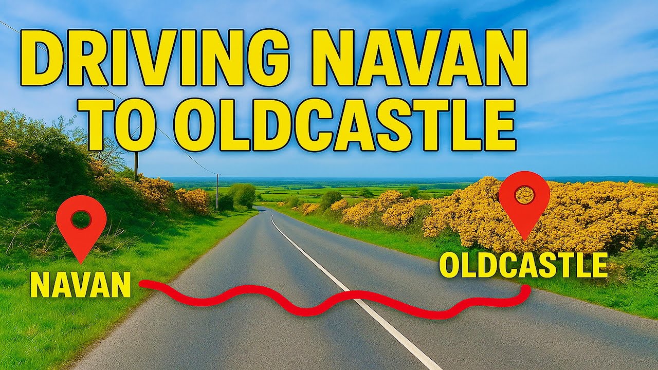 4K DRIVING TOUR NAVAN TO OLDCASTLE #ireland 