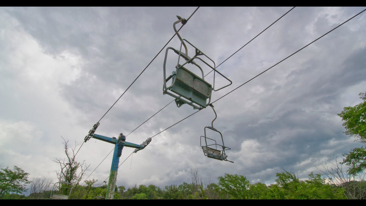 Exploring an Abandoned Ski Resort, Drive-In Theater and near-Ghost Town