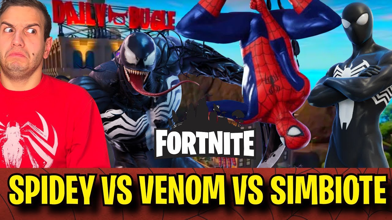 SPIDER-MAN VS VENOM VS SPIDER MAN SIMBIOTE IN FORTNITE - SE I VIDEOGIOCHI PARLASSERO - Ale Vanoni