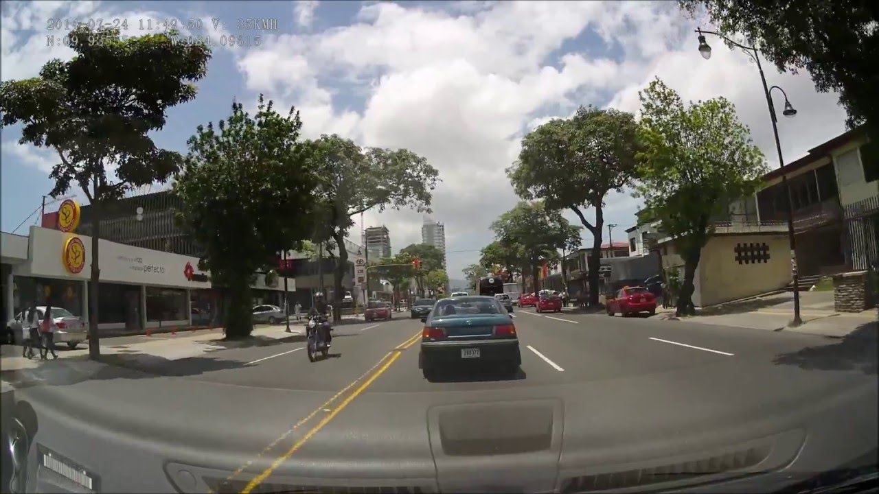 Recorrido en San José Costa Rica