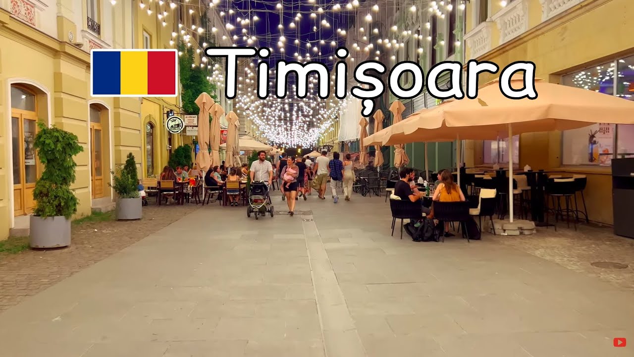 🇷🇴 Timișoara, Romania 🌃 Night Walk in 4K 🇷🇴
