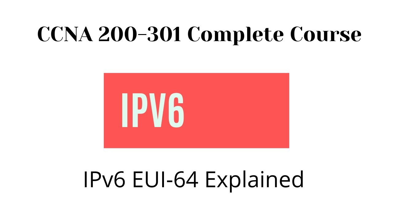 Объяснение IPv6 EUI-64 | SLAAC