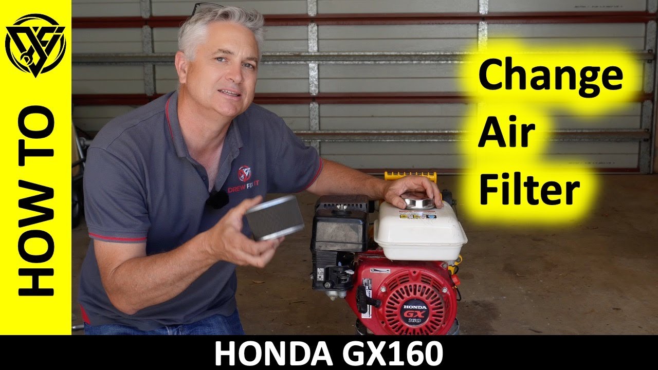 How to Change Air Filter Honda GX160 GX120 GX140
