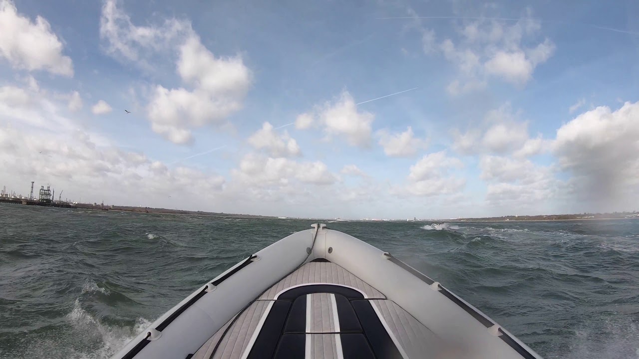RIB Cobra 7.6 Solent Rib Trip filmed on GoPro Hero 7 in 4K