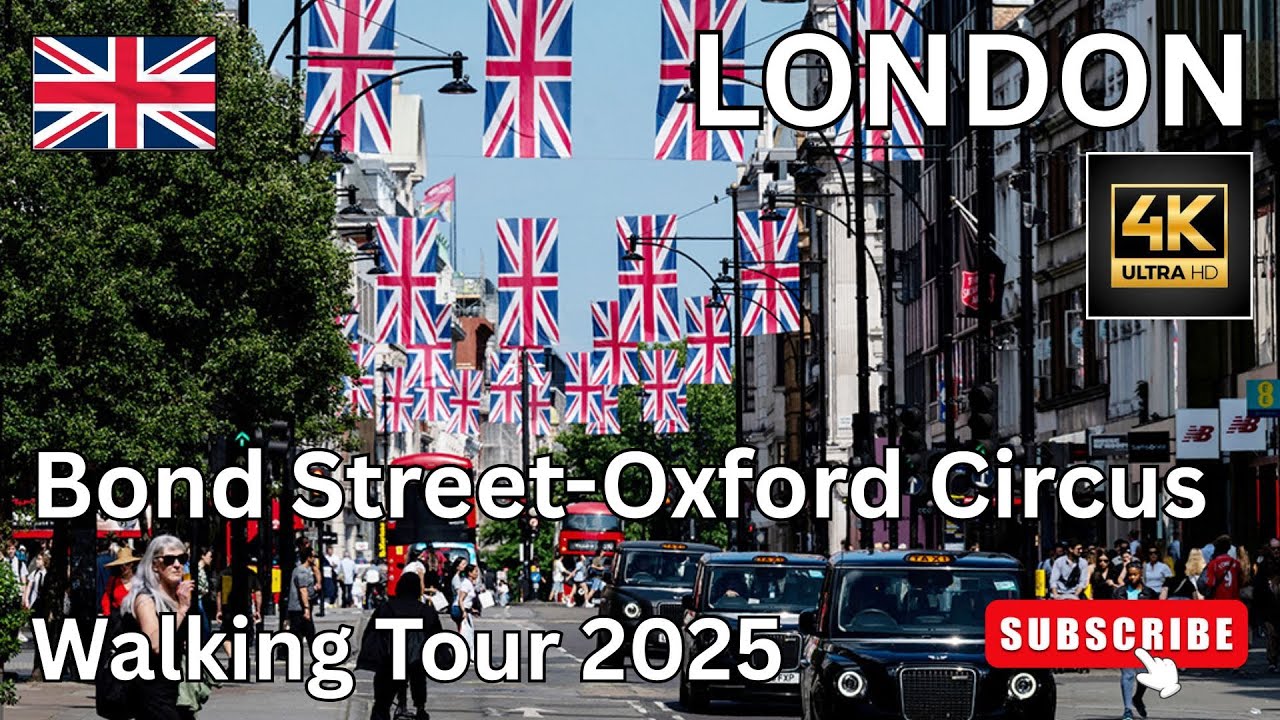 LONDON [4K] Amazing Bond Street Oxford Circus Ealing Broadway Walking Tour 2025 #viral #viralvideo