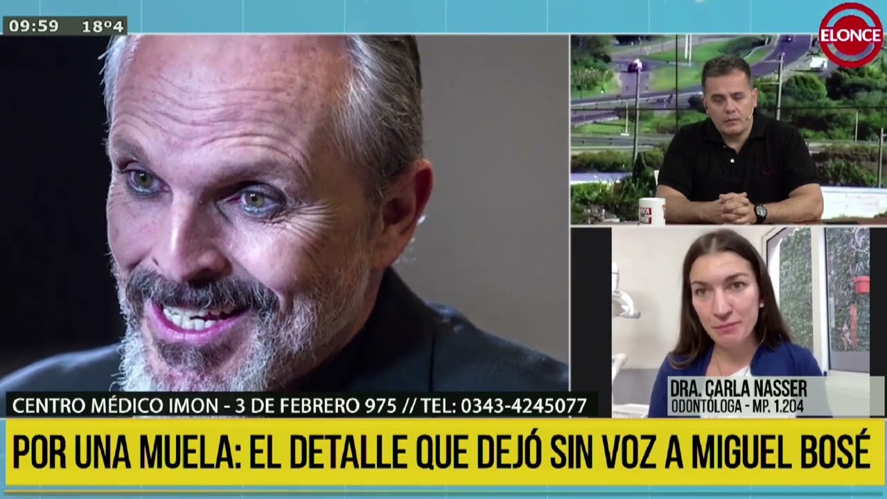 Por una muela: el detalle que dejó sin voz a Miguel Bosé