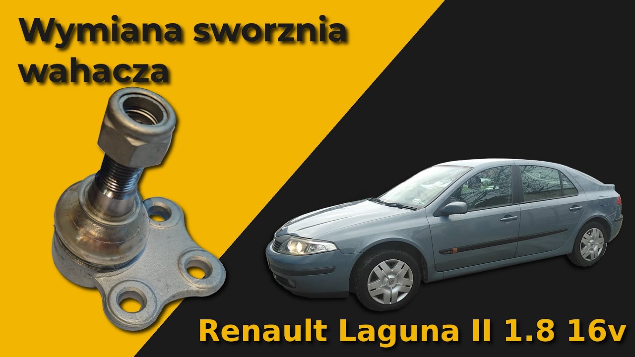 Wymiana sworznia wahacza - Renault Laguna II ph I