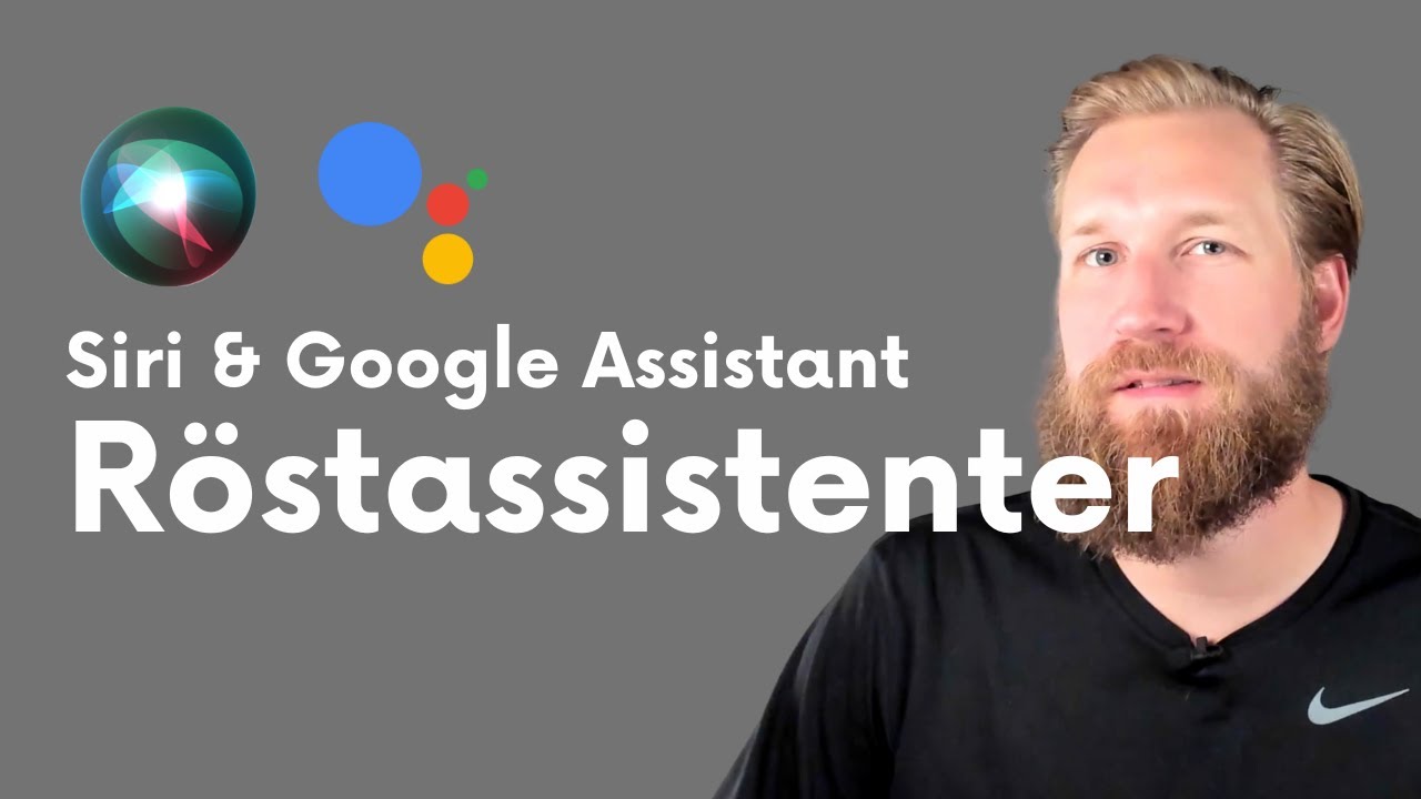 Bli kompis med din röstassistent - Guide för Siri & Google Assistenten