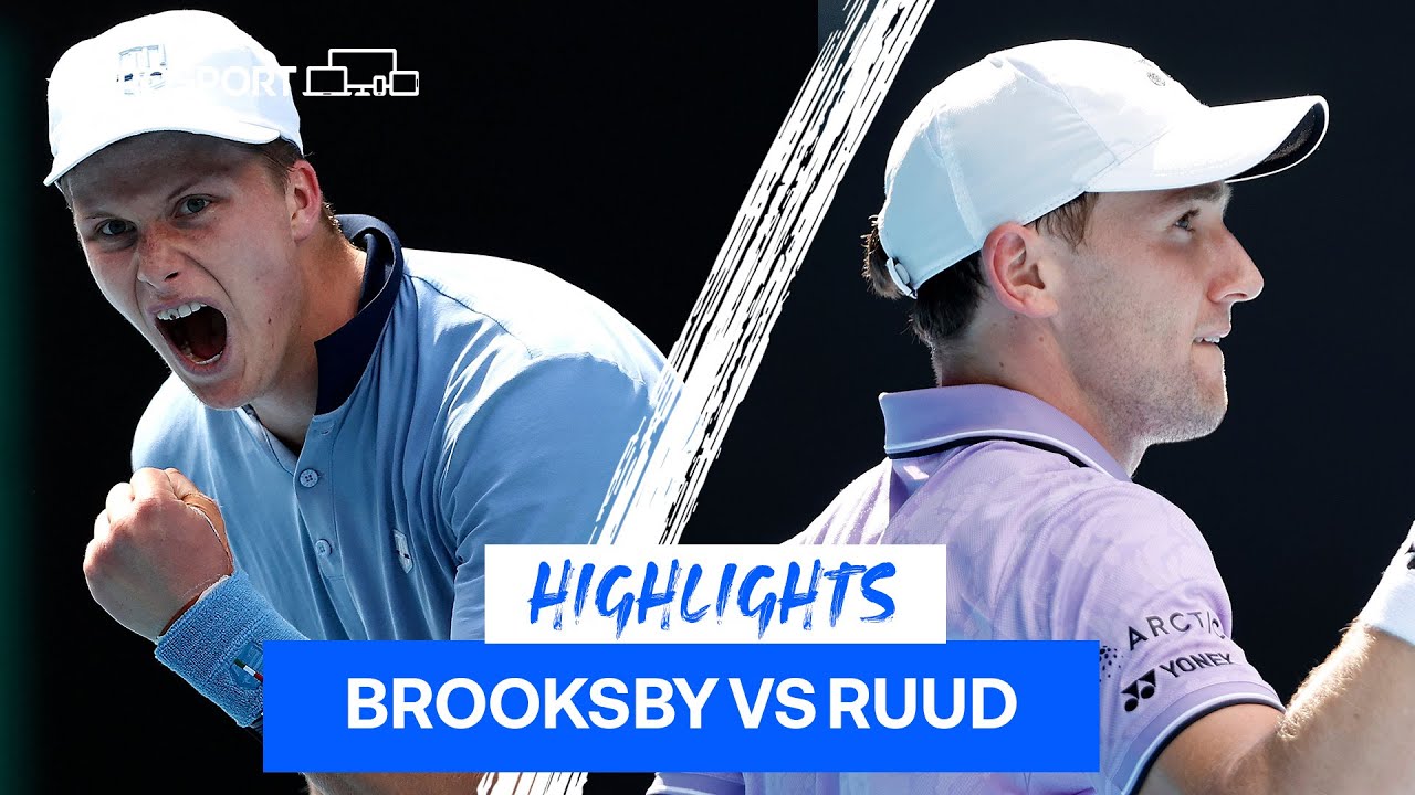 Ruud suffers shock defeat to brilliant Brooksby | Australian Open Highlights | Eurosport Tennis