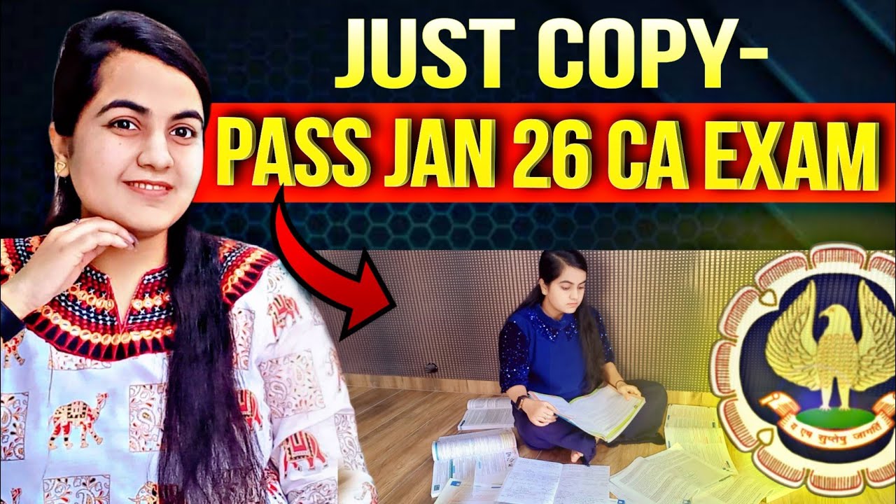 Just Copy Me- I Cleared CA Exams in Very Less Time You Can Too💯 CA Inter & Final |CA Learners 