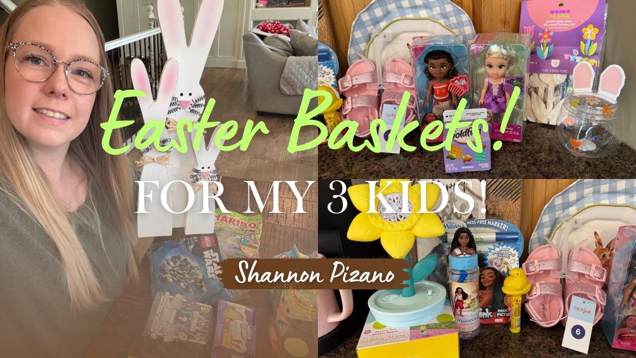 *New Easter Baskets for my 3 kids! 🐣 2025!