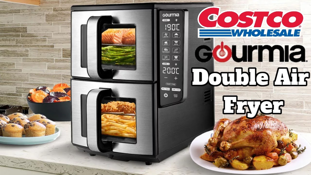 Двухъярусный гриль Costco Gourmia | Большая вместимость, мало места на столешнице