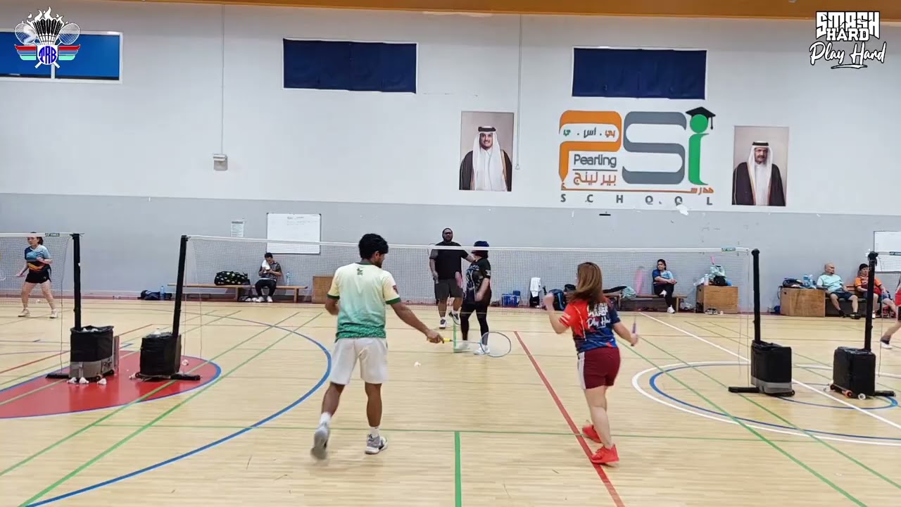 QATAR BADMINTON | 13 February 2026 - Pry & Kabayan vs Orly & Faysal 