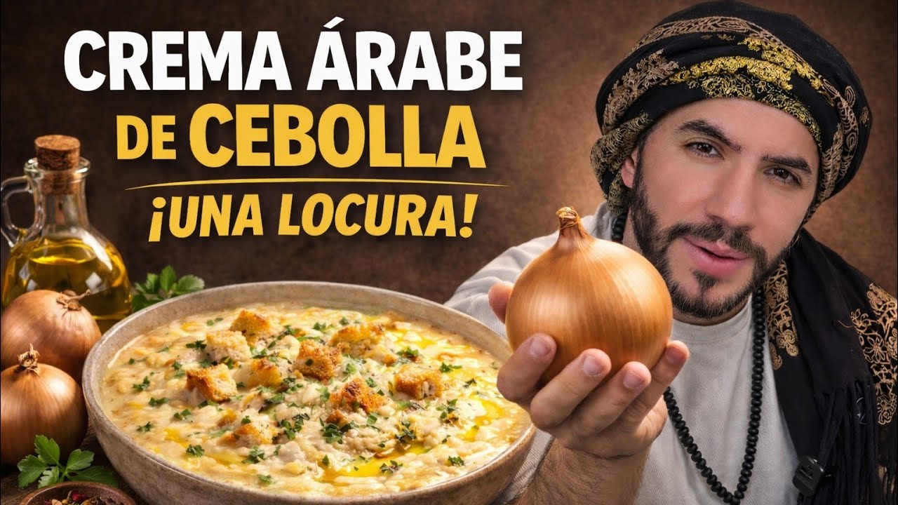 Crema árabe de cebolla | Increíblemente deliciosa