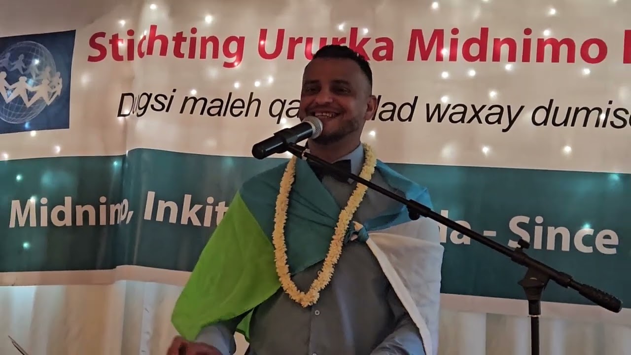 47 EME ANNIVERSAIRE DE  DJIBOUTI AVEC NOTRE CELEBRE ARTISTE AL MUCALIM ARIDO EN HOLLAND